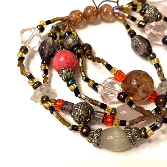 NWT Calypso Studios Handmade Art Glass Bracelet - Picture 3 of 10